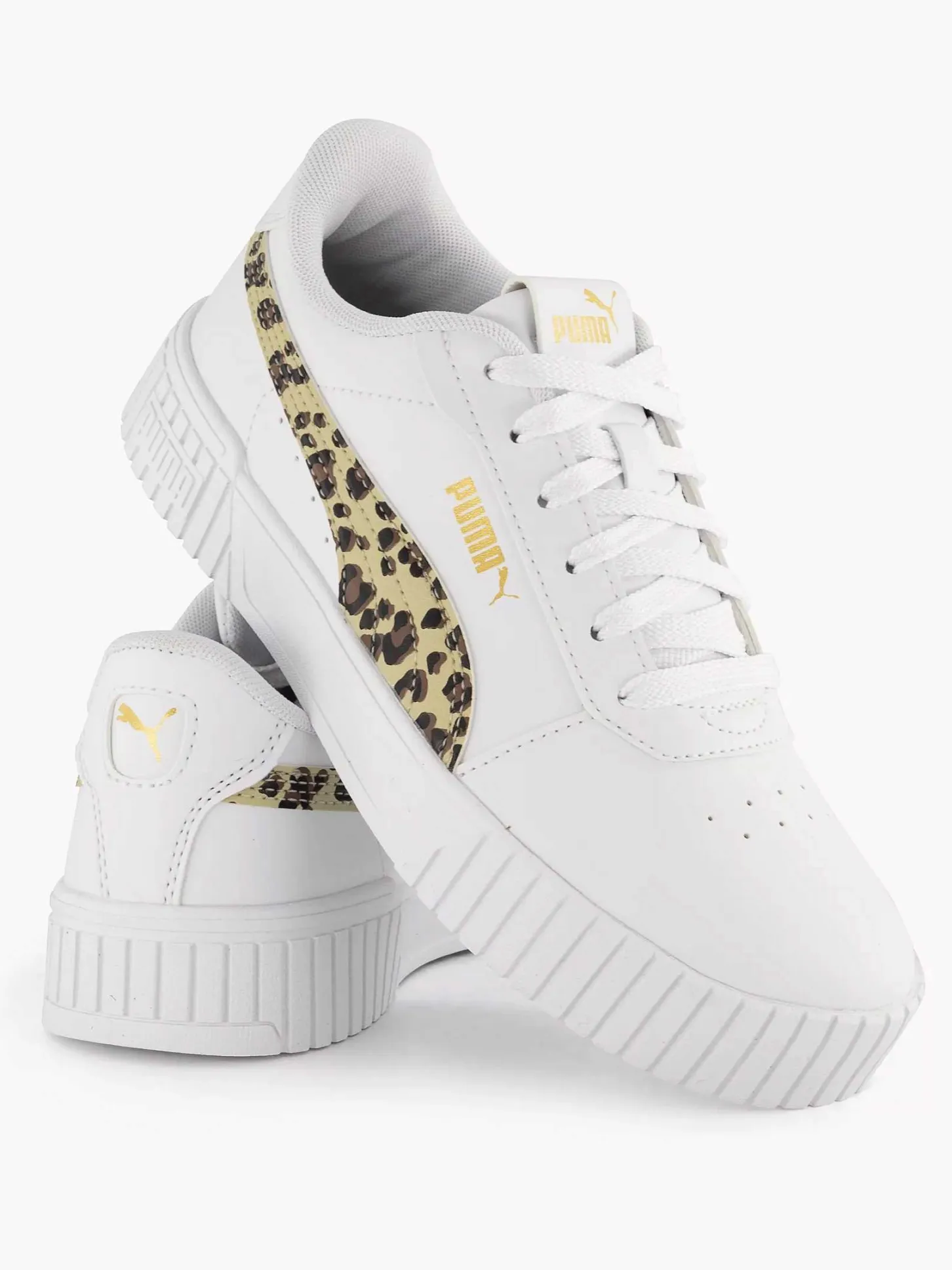 Online Witte Sneaker Carina 2.0 Animal Update Jr Kinderen Jongensschoenen