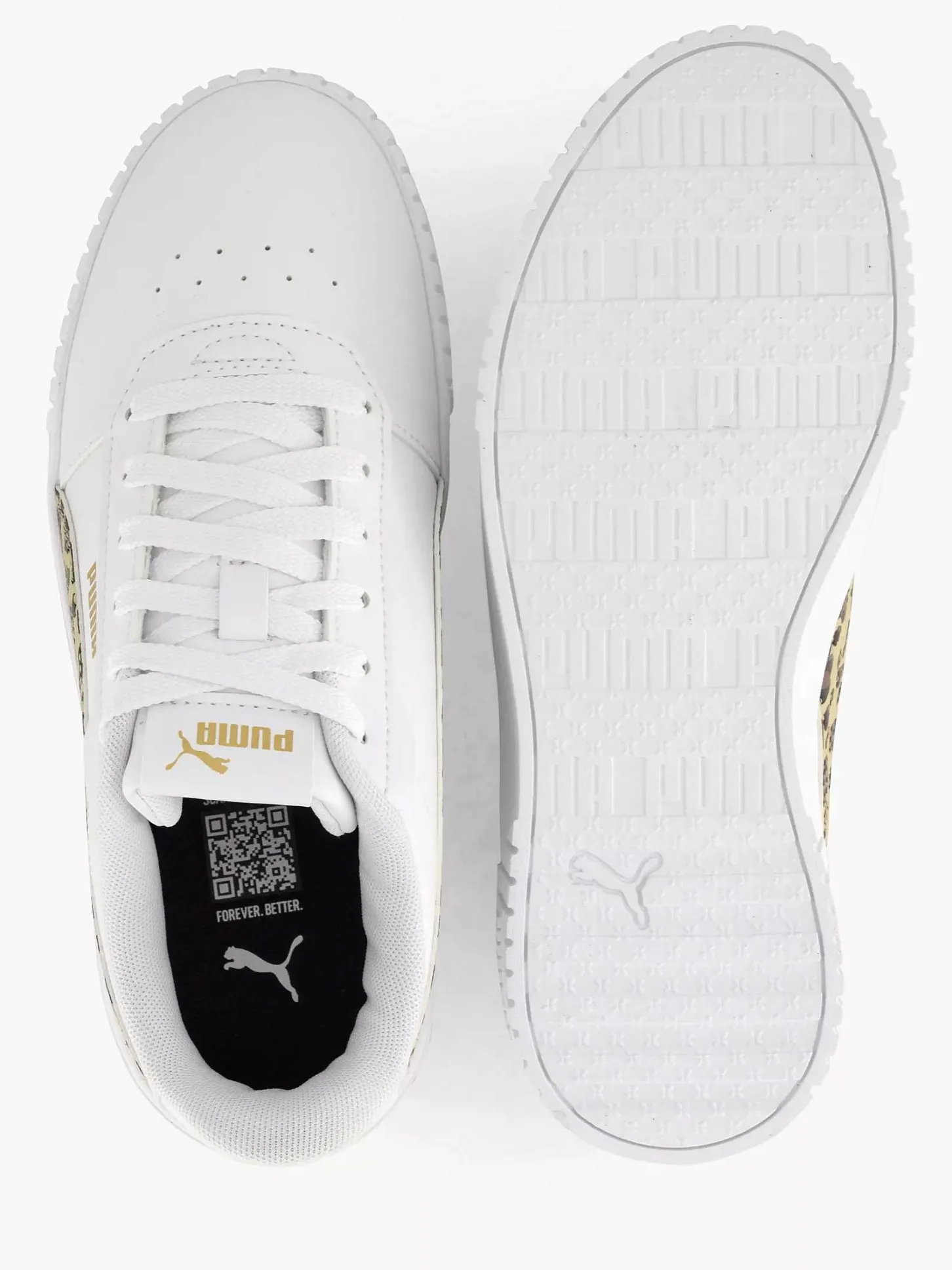 Online Witte Sneaker Carina 2.0 Animal Update Jr Kinderen Jongensschoenen