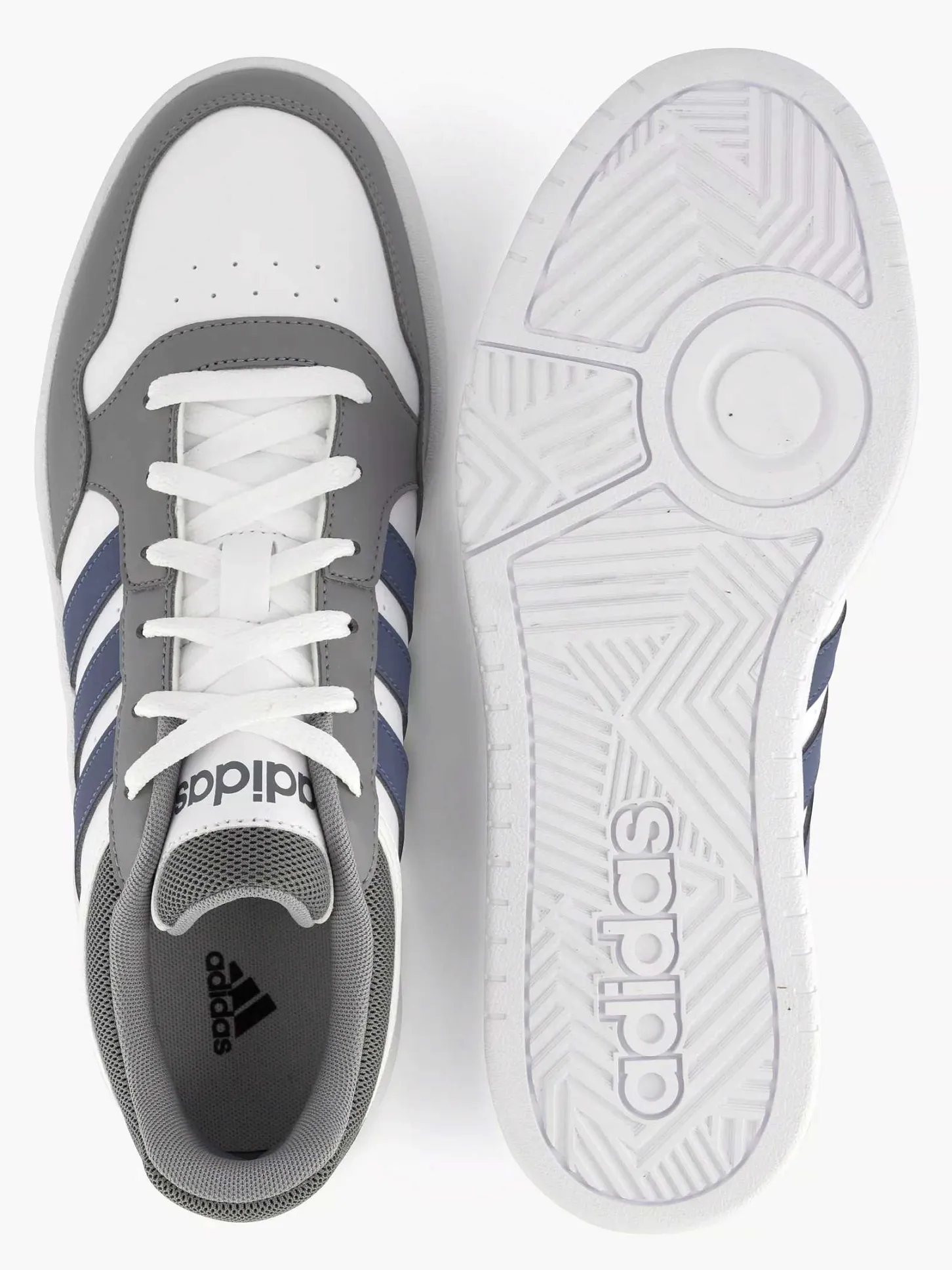 Discount Witte Sneaker Hoops 3.0 Heren Sneakers