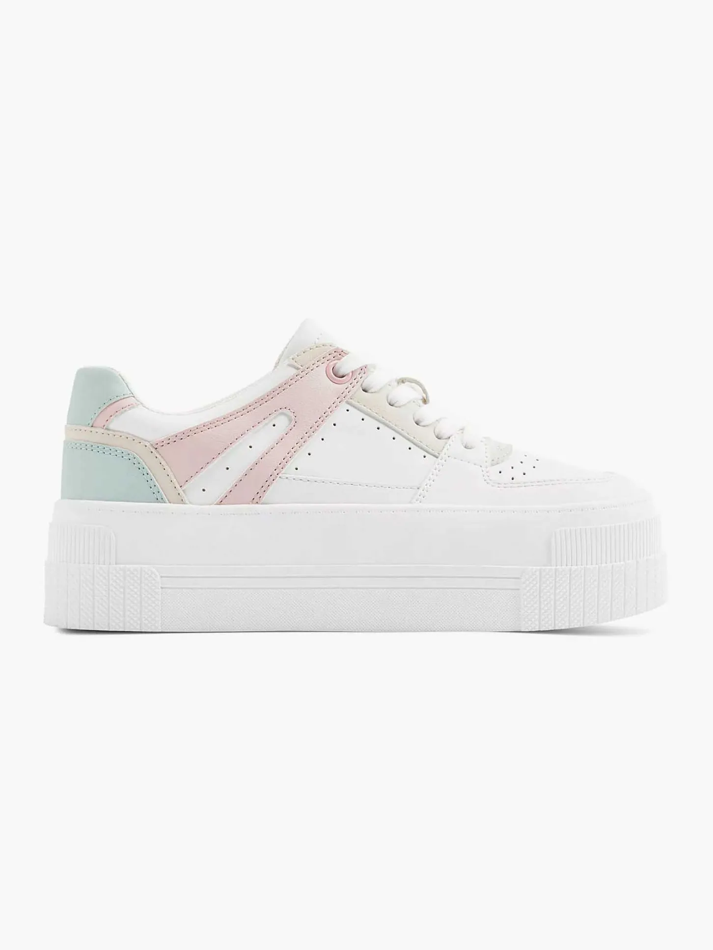 New Witte Sneaker Platform Dames Sneakers