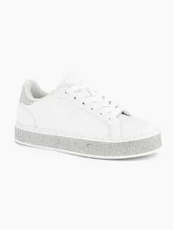 Outlet Witte Sneaker Steentjes Kinderen Jongensschoenen