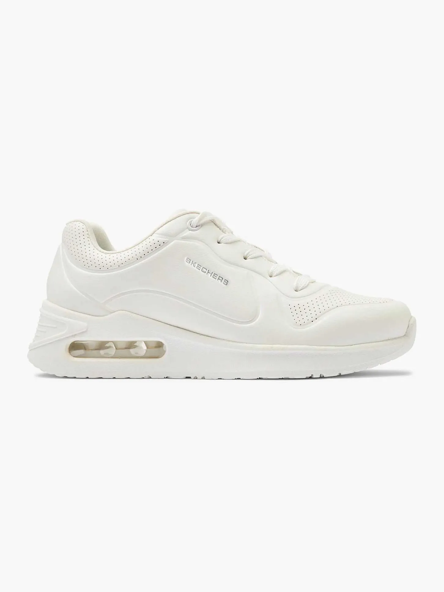 Clearance Witte Solitair - Perle Dames Sneakers
