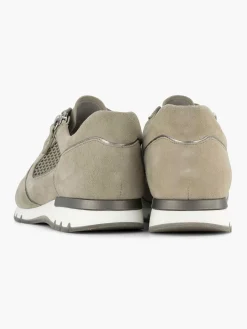 New Zandkleurige Leren Comfort Sneaker Dames Comfort Schoenen