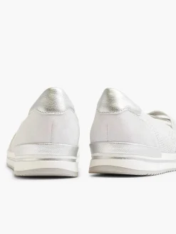 Sale Zilveren Comfort Instapper Dames Comfort Schoenen