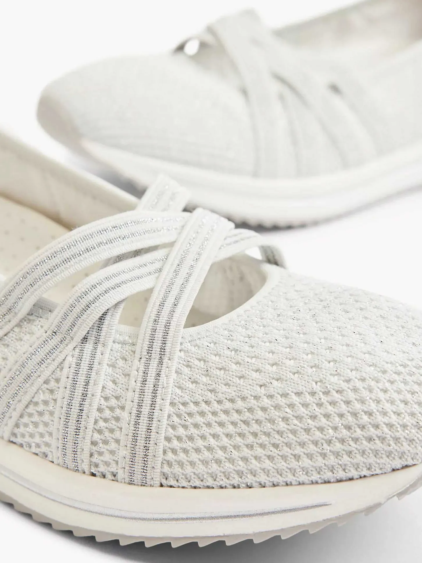 Sale Zilveren Comfort Instapper Dames Comfort Schoenen