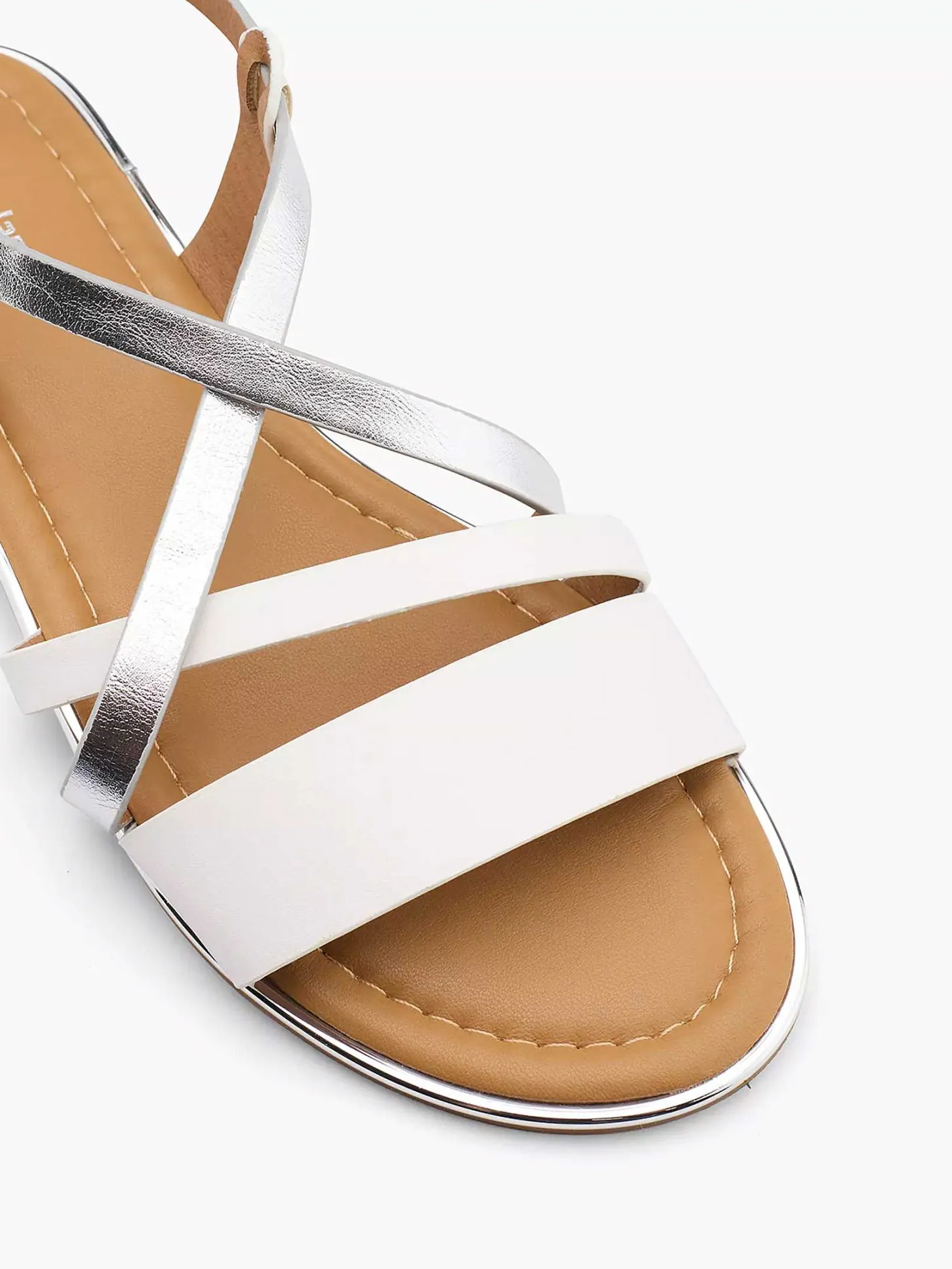 Clearance Zilveren Sandaal Dames Sandalen