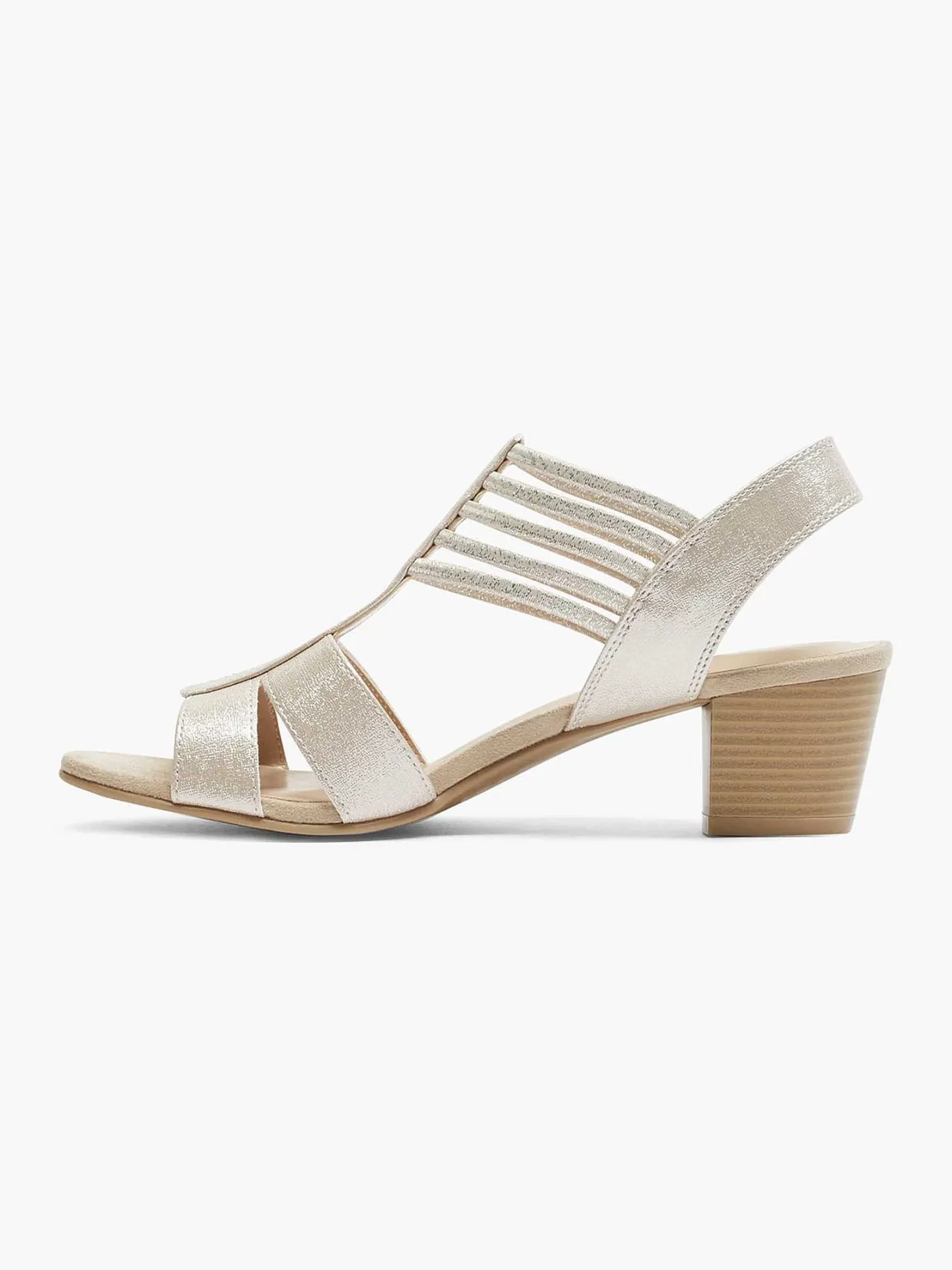 Clearance Zilveren Sandalette Dames Sandalen