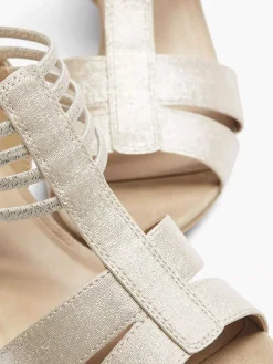 Clearance Zilveren Sandalette Dames Sandalen