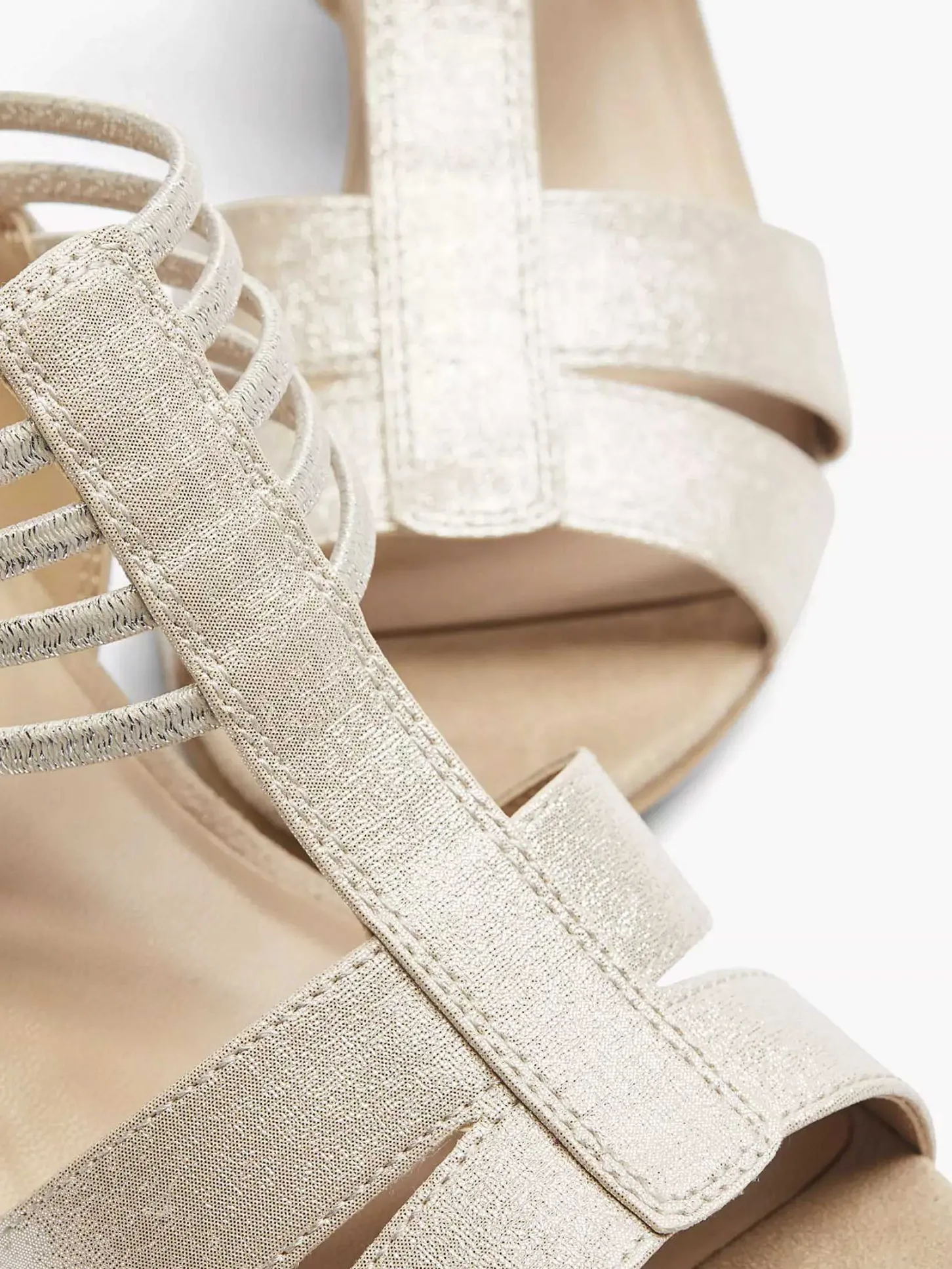 Clearance Zilveren Sandalette Dames Sandalen