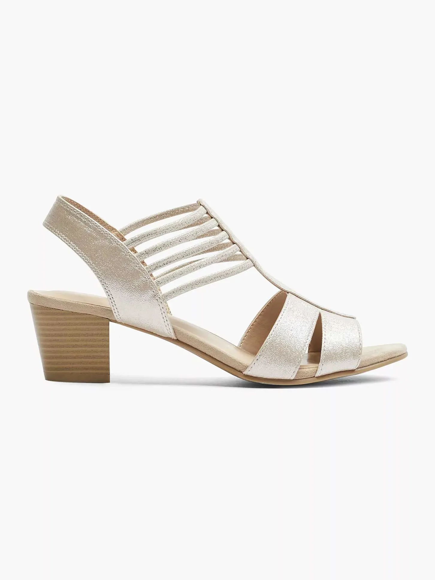 Clearance Zilveren Sandalette Dames Sandalen