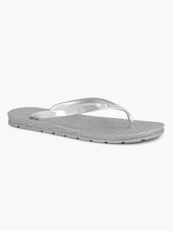 Outlet Zilveren Teenslipper Dames Slippers
