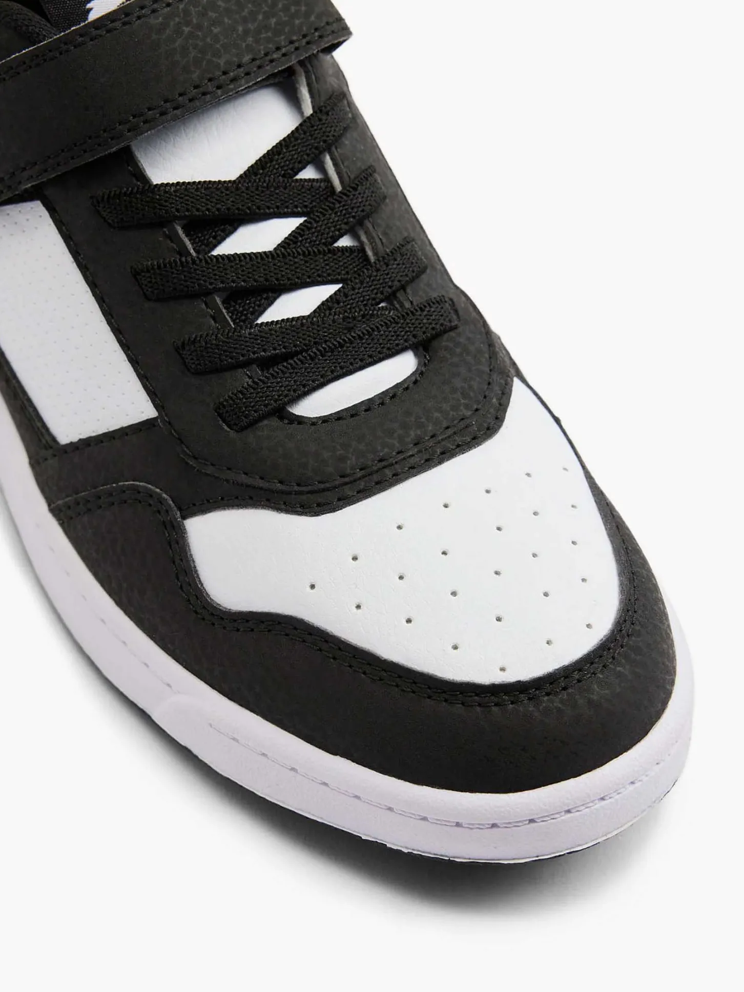 Outlet Zwart/ Witte Sneaker Kinderen Babyschoenen