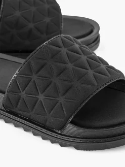 Clearance Zwarte Badslipper Dames Slippers