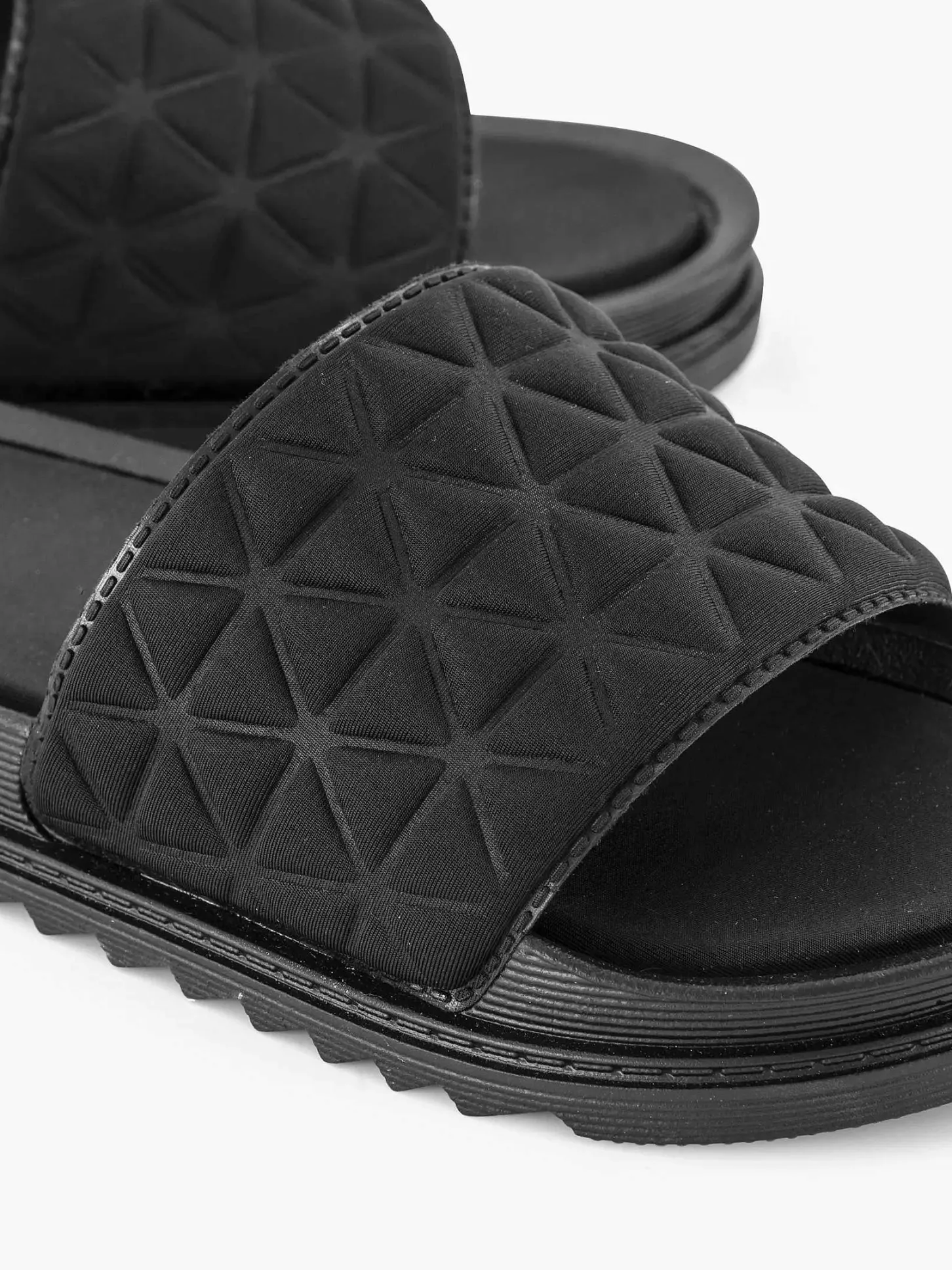 Clearance Zwarte Badslipper Dames Slippers