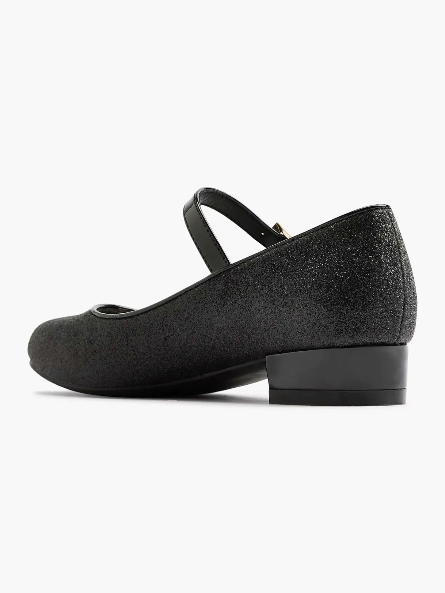 Clearance Zwarte Ballerina Glitters Kinderen Jongensschoenen