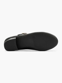 Clearance Zwarte Ballerina Glitters Kinderen Jongensschoenen