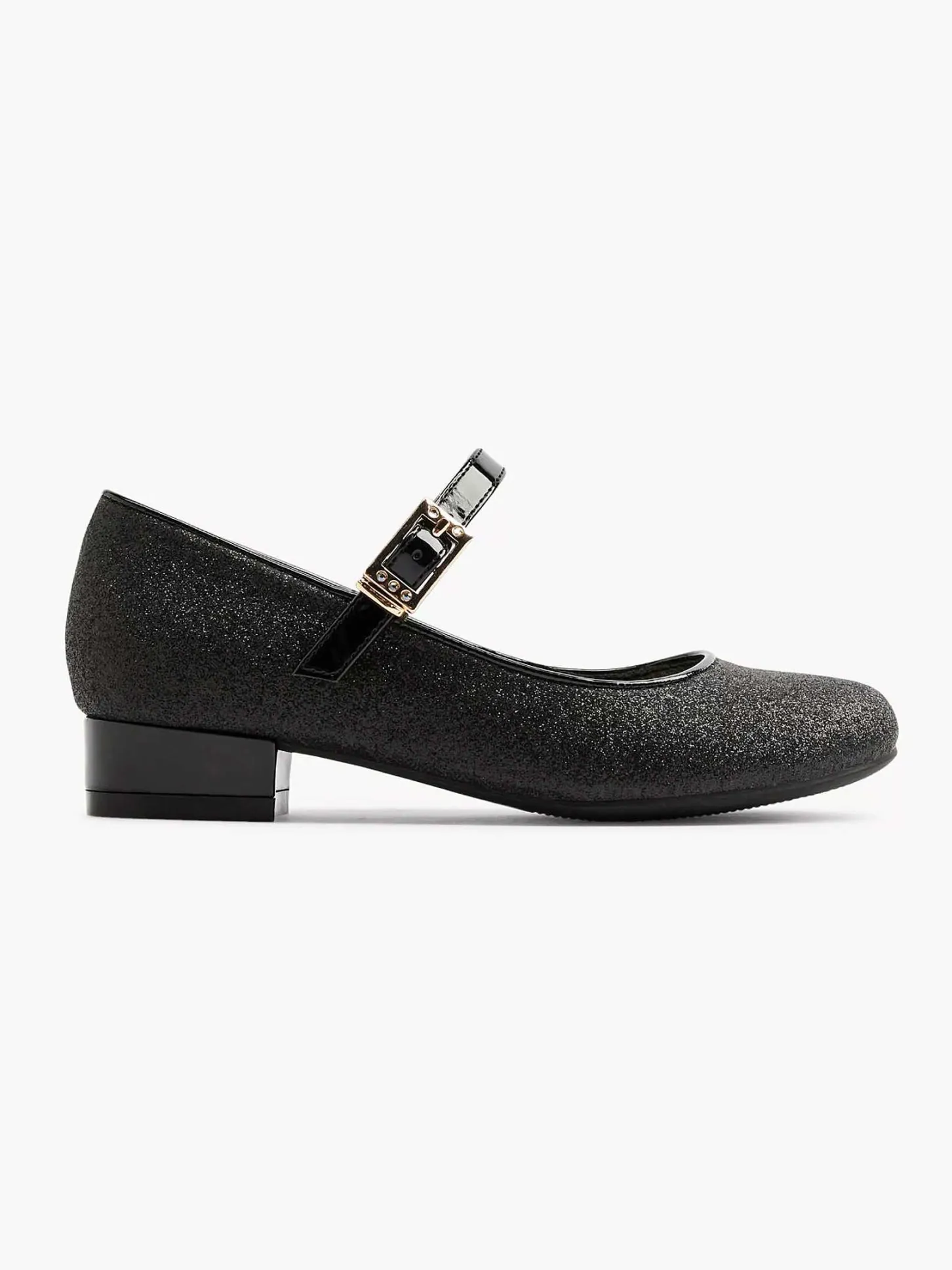 Clearance Zwarte Ballerina Glitters Kinderen Jongensschoenen