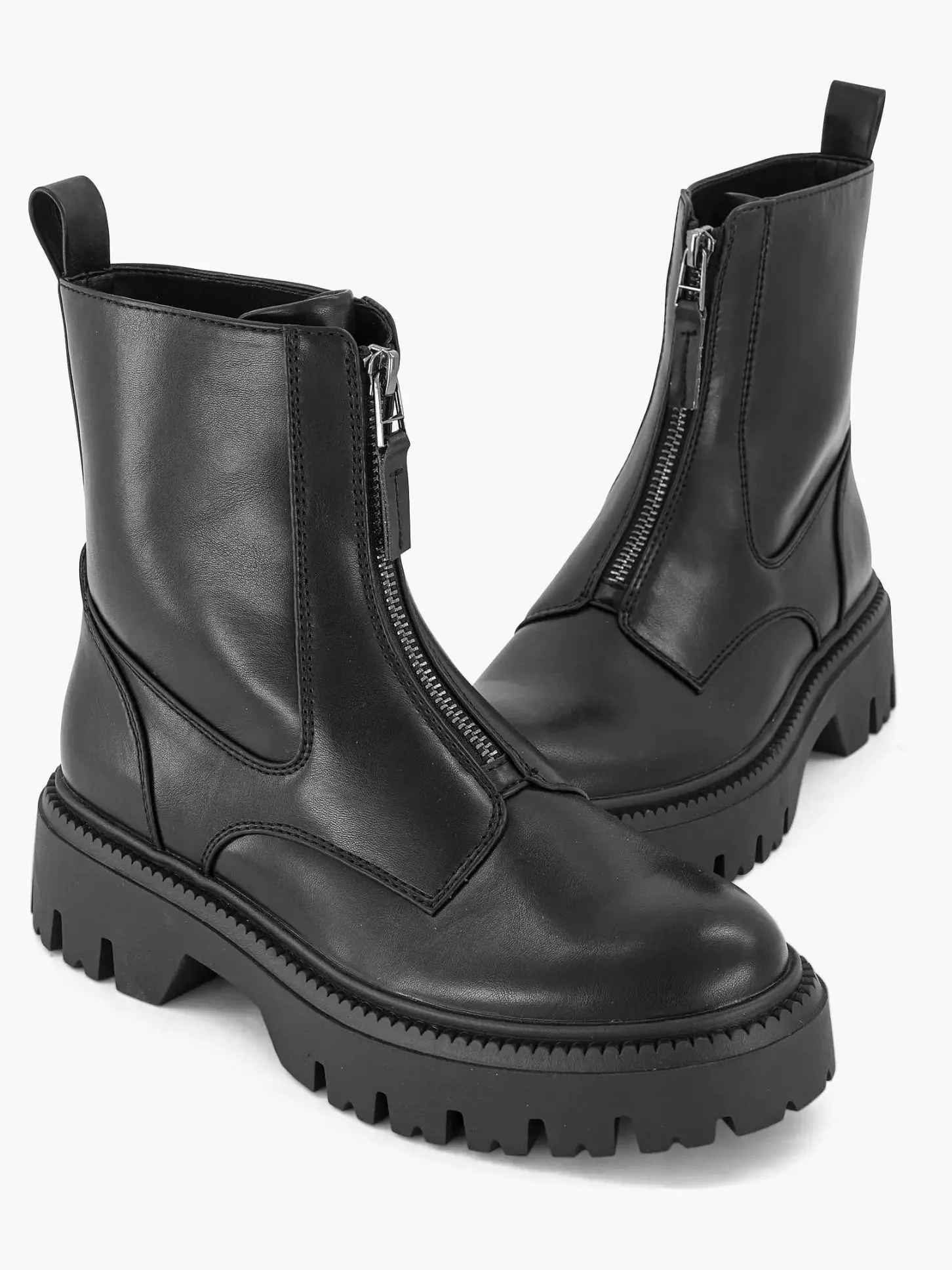 New Zwarte Bikerboot Dames Enkellaarzen & Boots