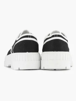 New Zwarte Canvas Chunky Sneaker Dames Sneakers