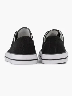 Sale Zwarte Canvas Sneaker Dames Sneakers