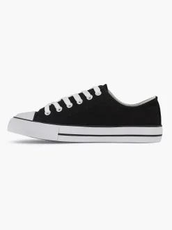 Sale Zwarte Canvas Sneaker Dames Sneakers