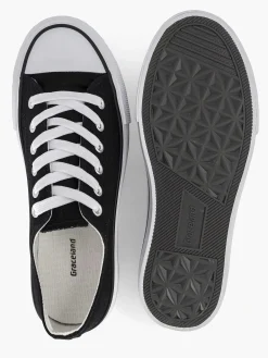 Sale Zwarte Canvas Sneaker Dames Sneakers