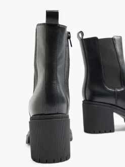 Best Zwarte Chelsea Boot Hak Dames Enkellaarzen & Boots