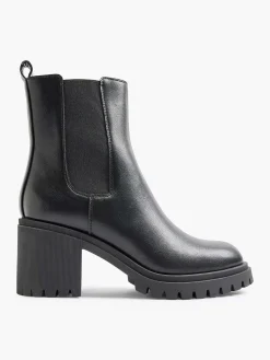 Best Zwarte Chelsea Boot Hak Dames Enkellaarzen & Boots