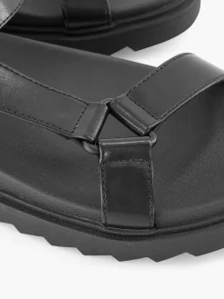 New Zwarte Chunky Sandaal Dames Sandalen