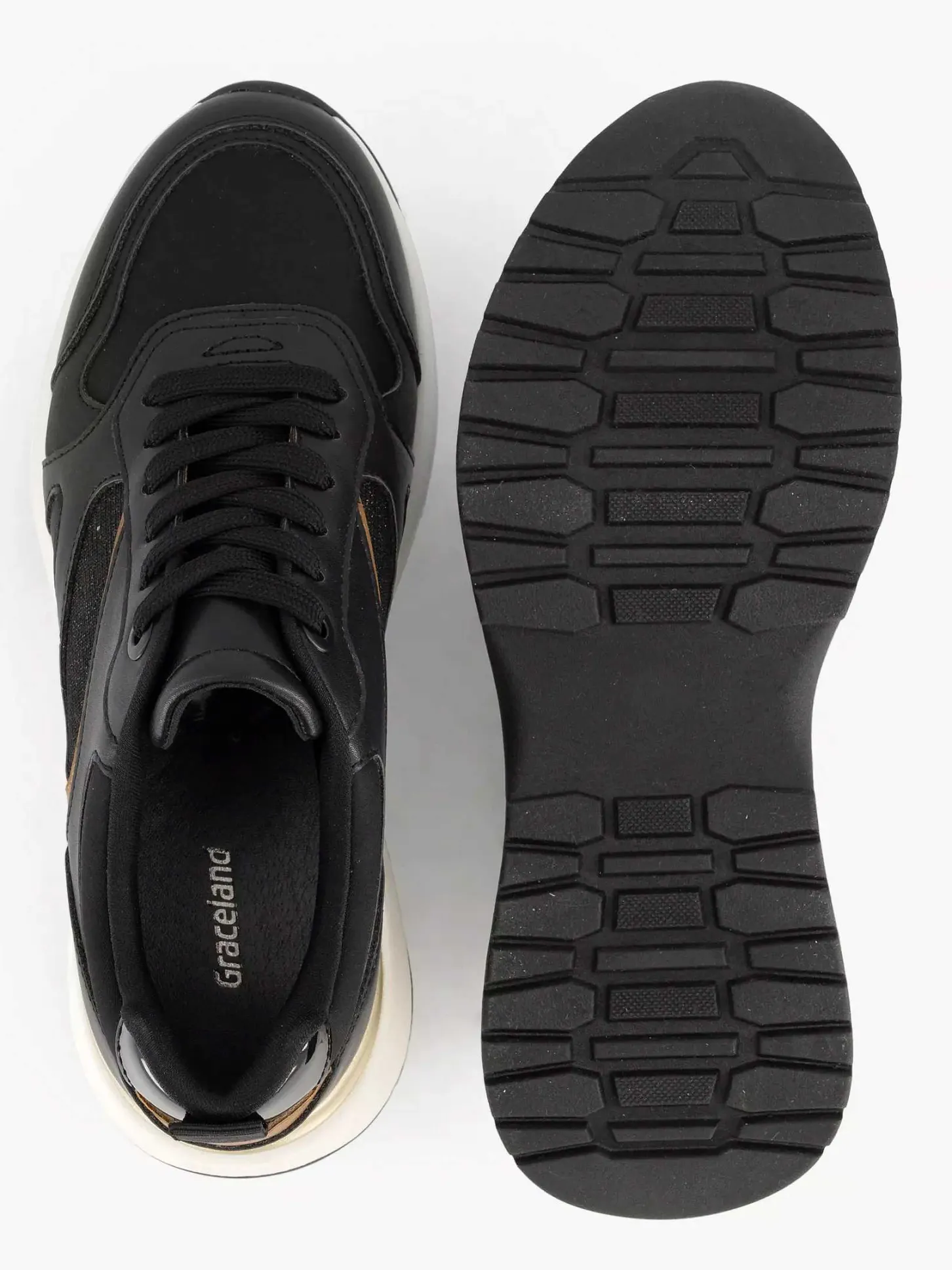 Online Zwarte Chunky Sneaker Dames Sneakers