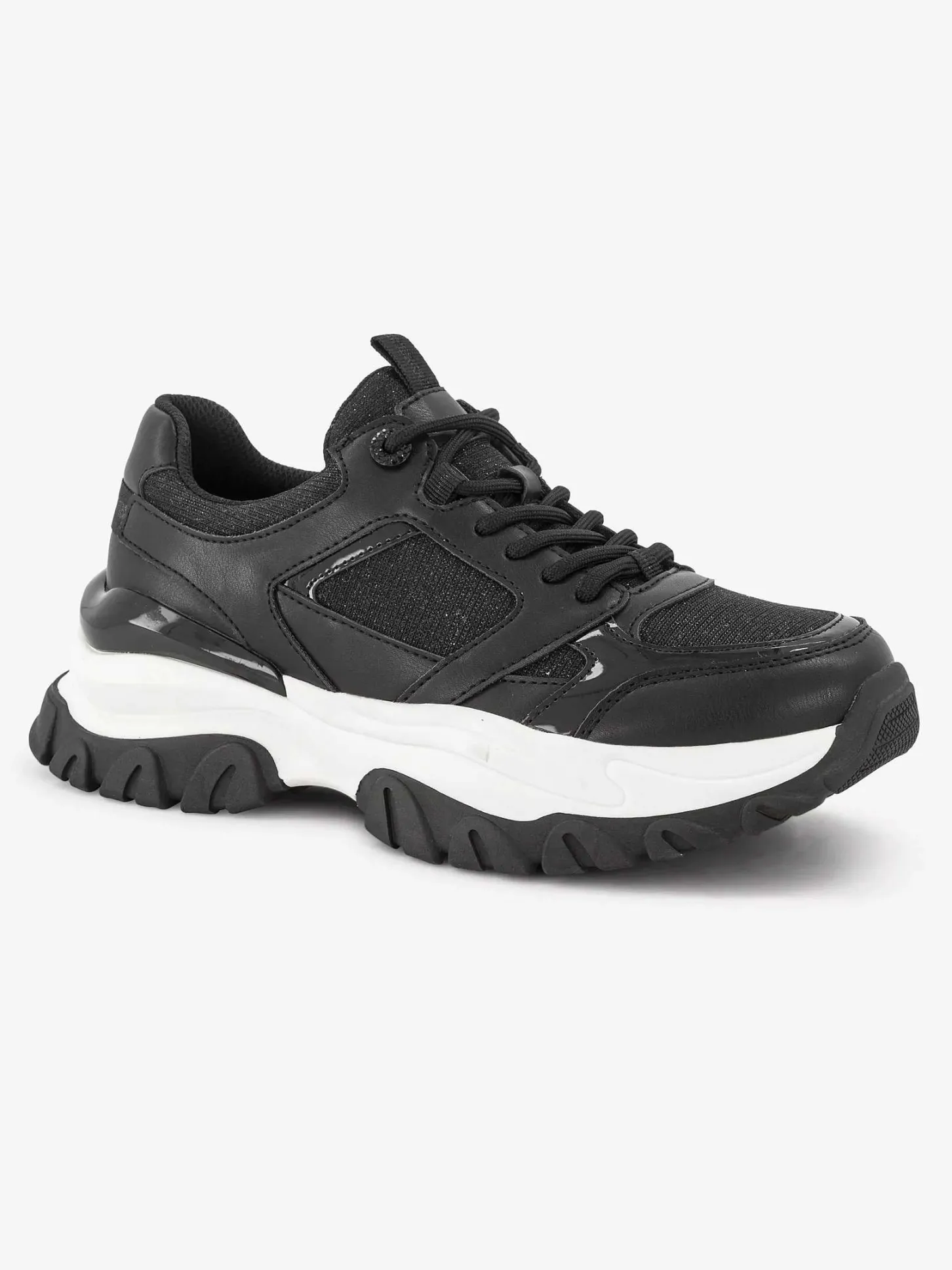 Sale Zwarte Chunky Sneaker Dames Sneakers