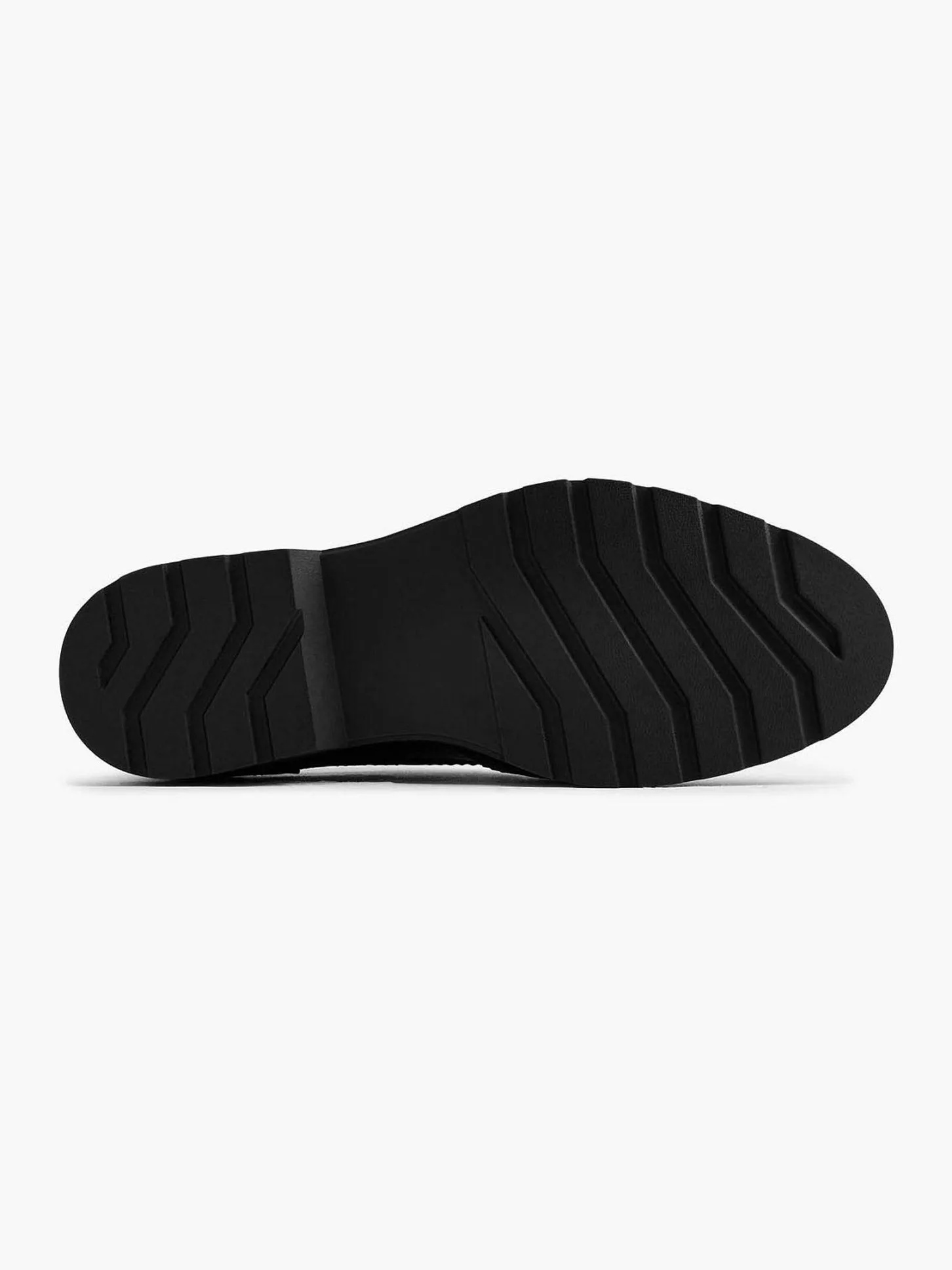 Online Zwarte Chunky Veterschoen Dames Instappers