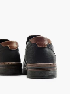 Outlet Zwarte Comfort Instapper Elastisch Heren Instappers