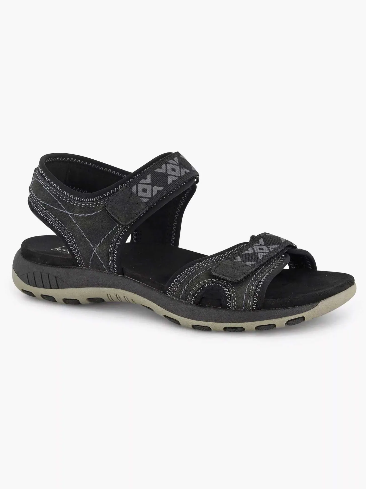 Discount Zwarte Comfort Sandaal Dames Comfort Schoenen