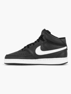 Hot Zwarte Court Vision Mid Dames Sneakers