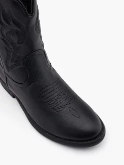 Outlet Zwarte Cowboy Laars Kinderen Jongensschoenen