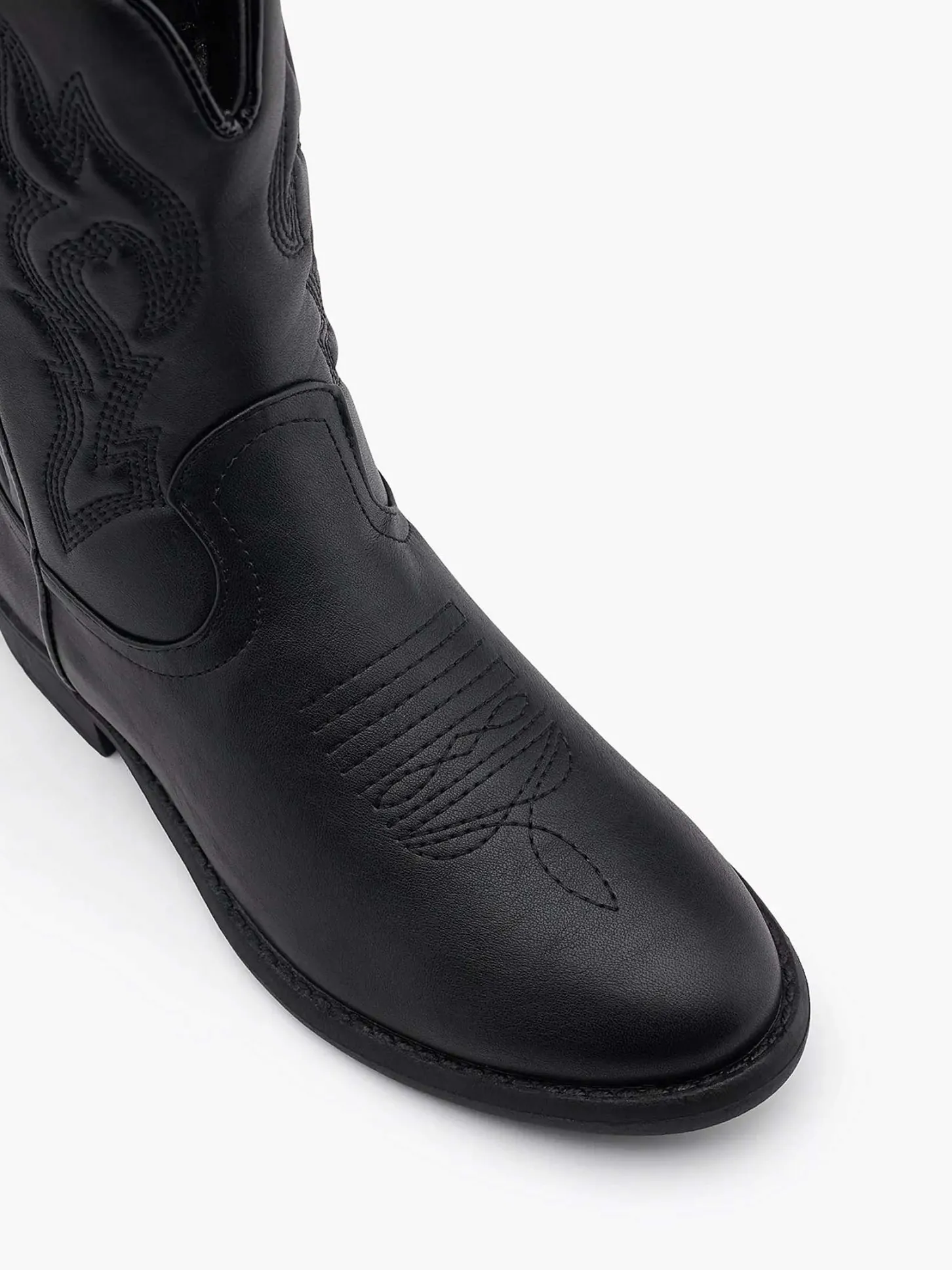 Outlet Zwarte Cowboy Laars Kinderen Jongensschoenen
