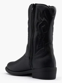 Outlet Zwarte Cowboy Laars Kinderen Jongensschoenen