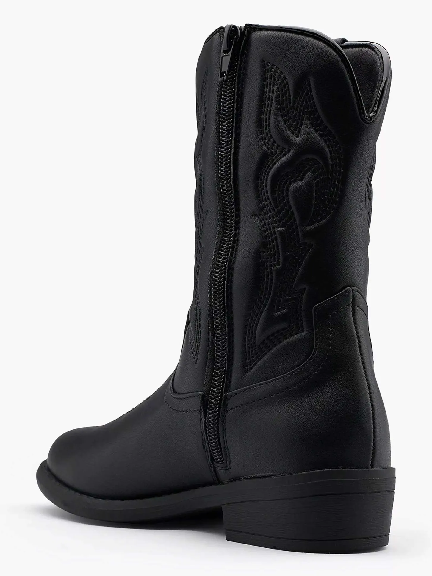 Outlet Zwarte Cowboy Laars Kinderen Jongensschoenen