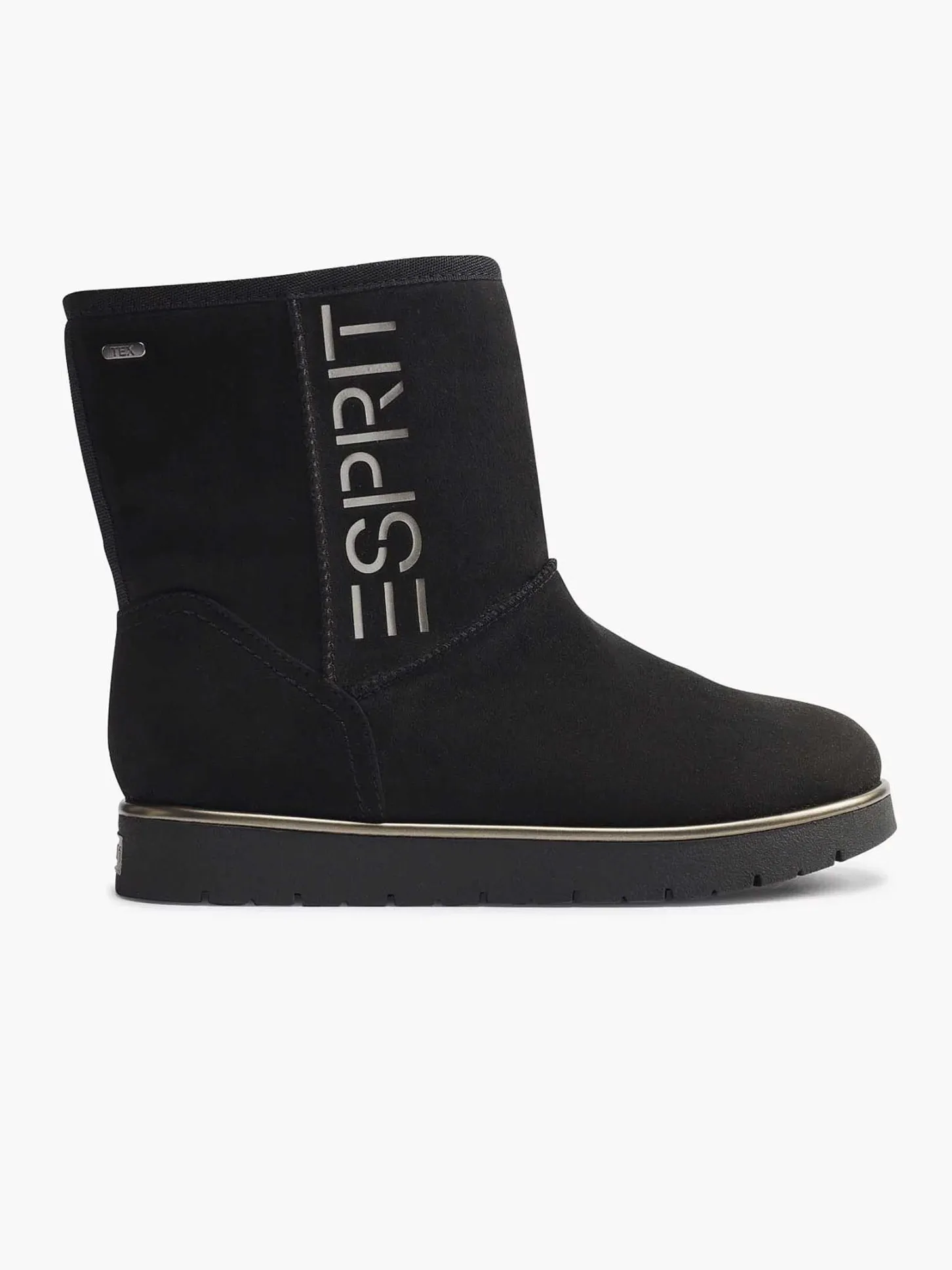 Outlet Zwarte Enkelboot Gevoerd Dames Enkellaarzen & Boots