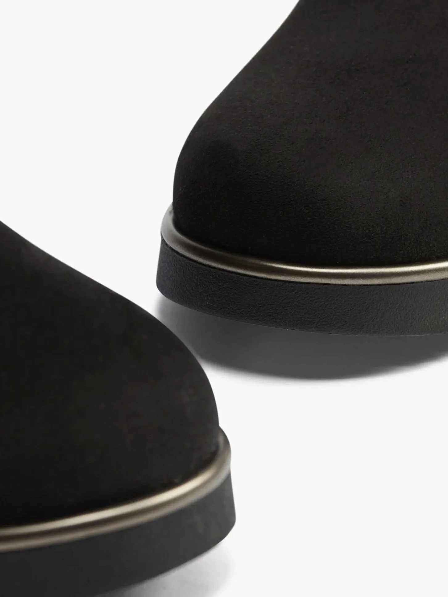 Outlet Zwarte Enkelboot Gevoerd Dames Enkellaarzen & Boots