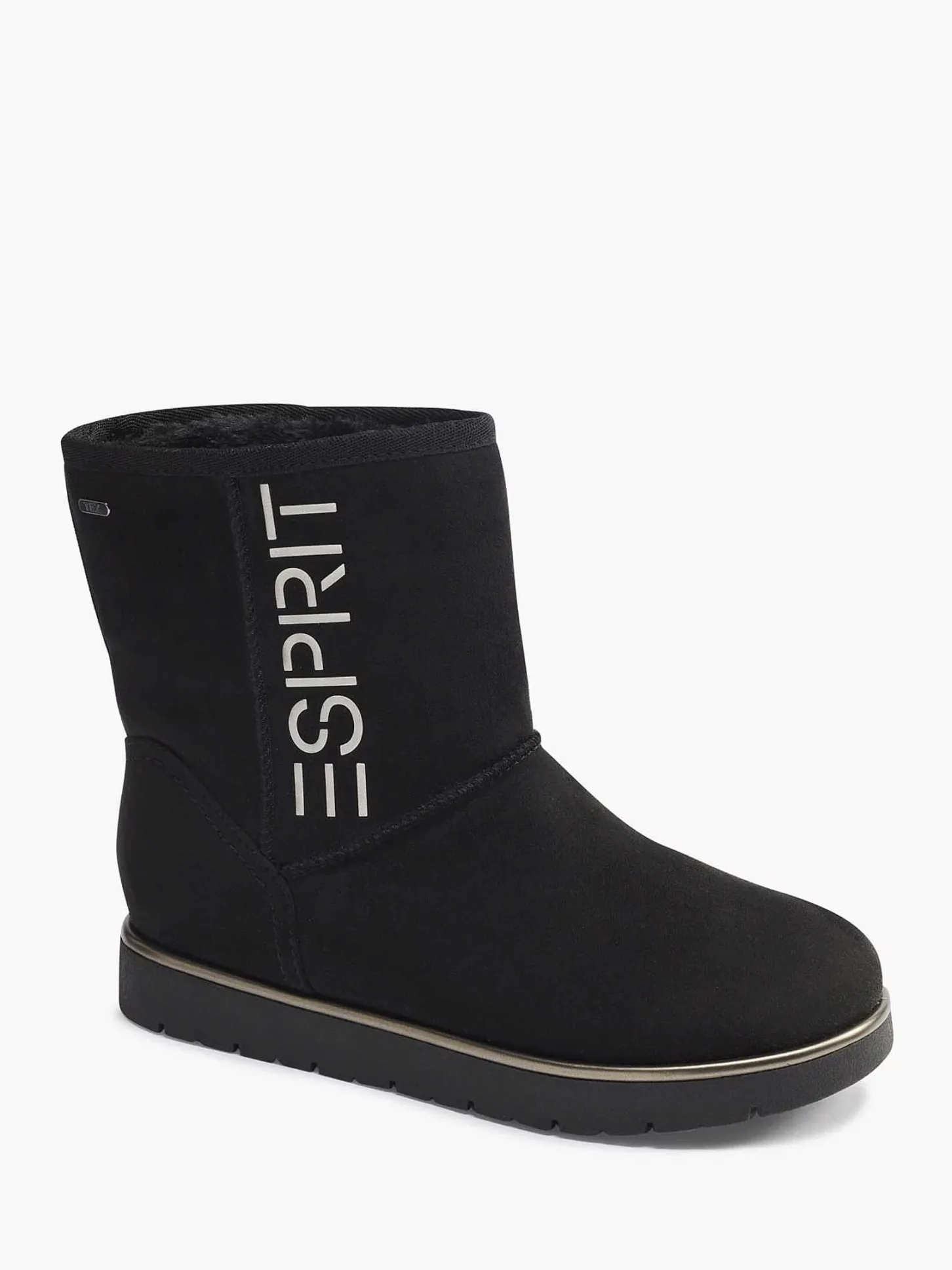 Outlet Zwarte Enkelboot Gevoerd Dames Enkellaarzen & Boots