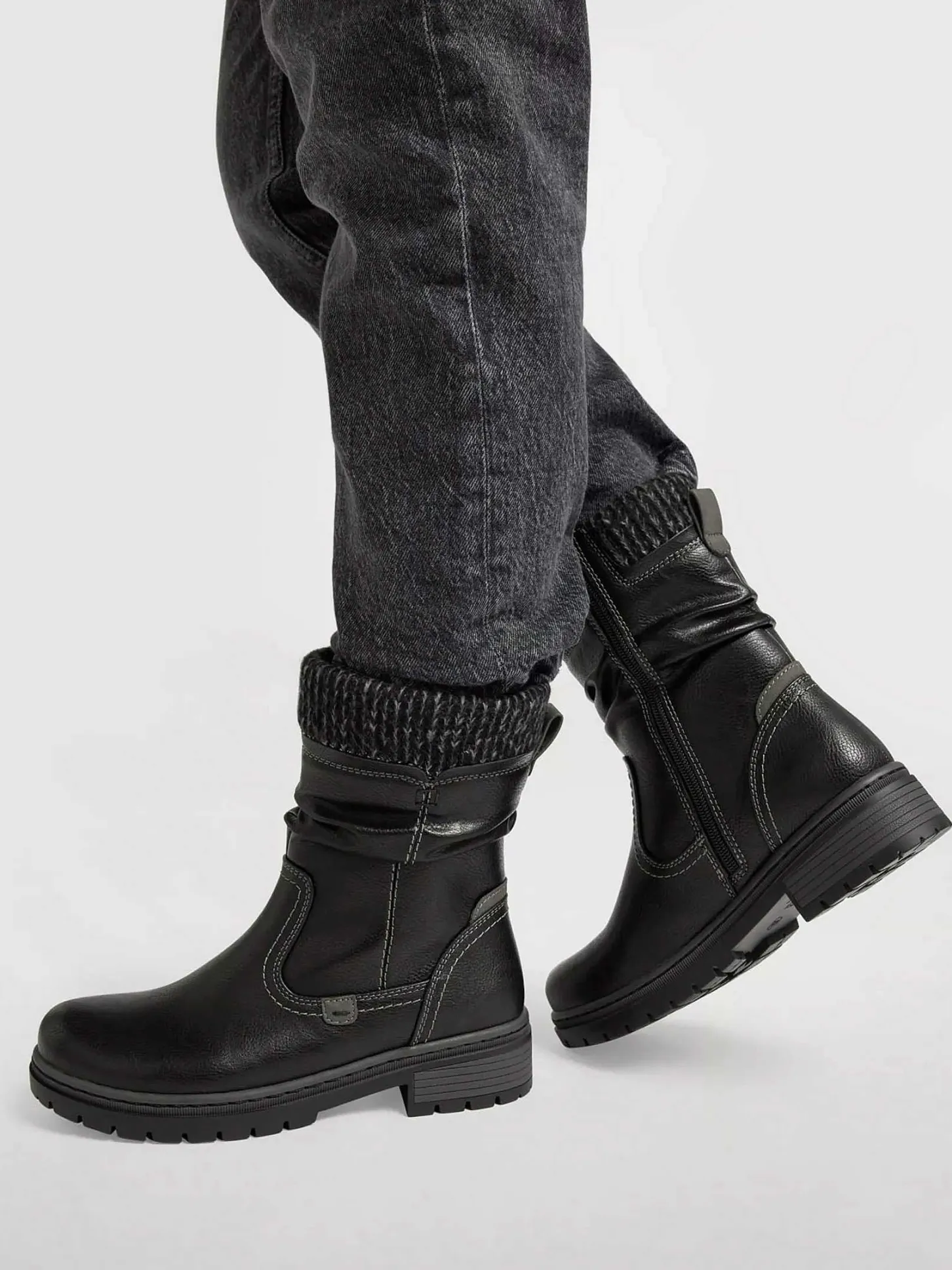 Discount Zwarte Enkellaars Dames Enkellaarzen & Boots