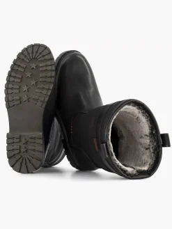 Discount Zwarte Enkellaars Gevoerd Dames Enkellaarzen & Boots
