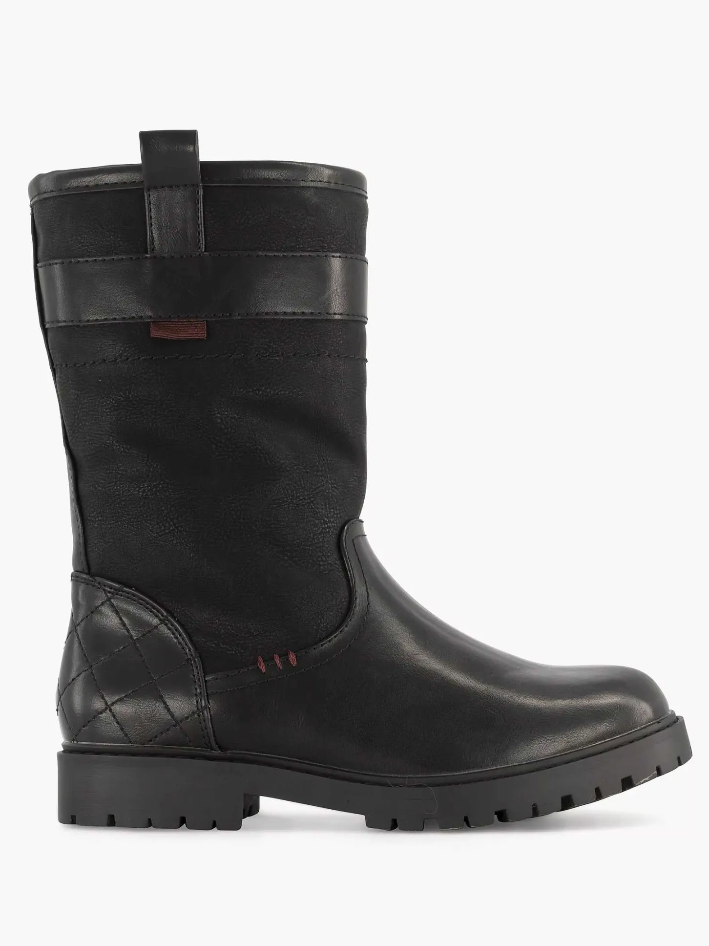 Discount Zwarte Enkellaars Gevoerd Dames Enkellaarzen & Boots