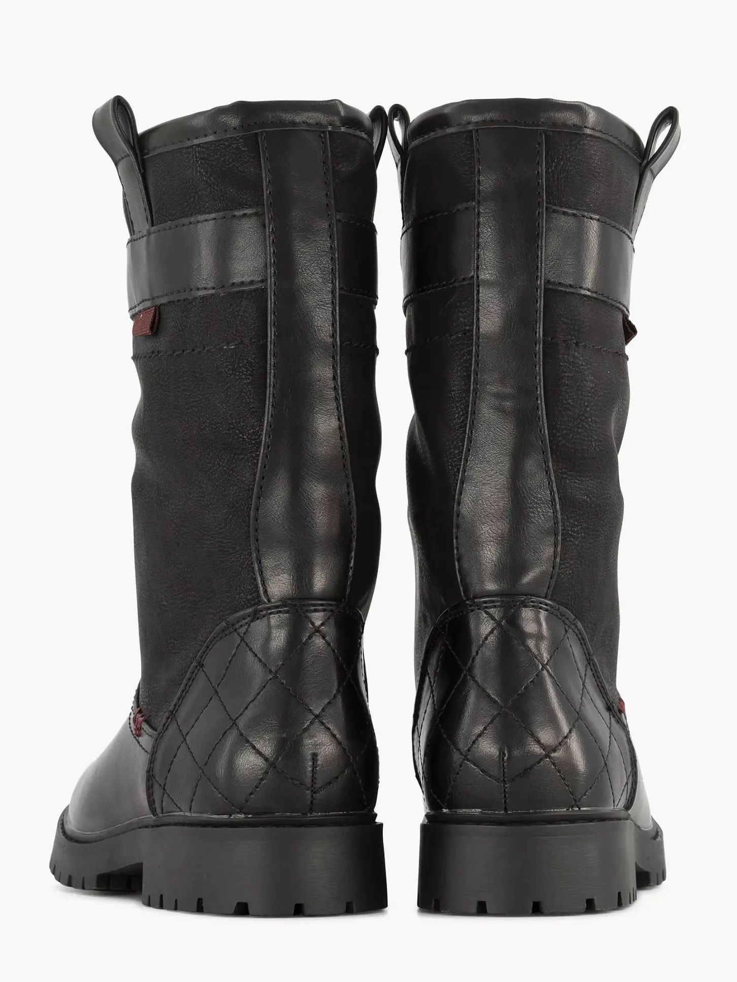 Discount Zwarte Enkellaars Gevoerd Dames Enkellaarzen & Boots