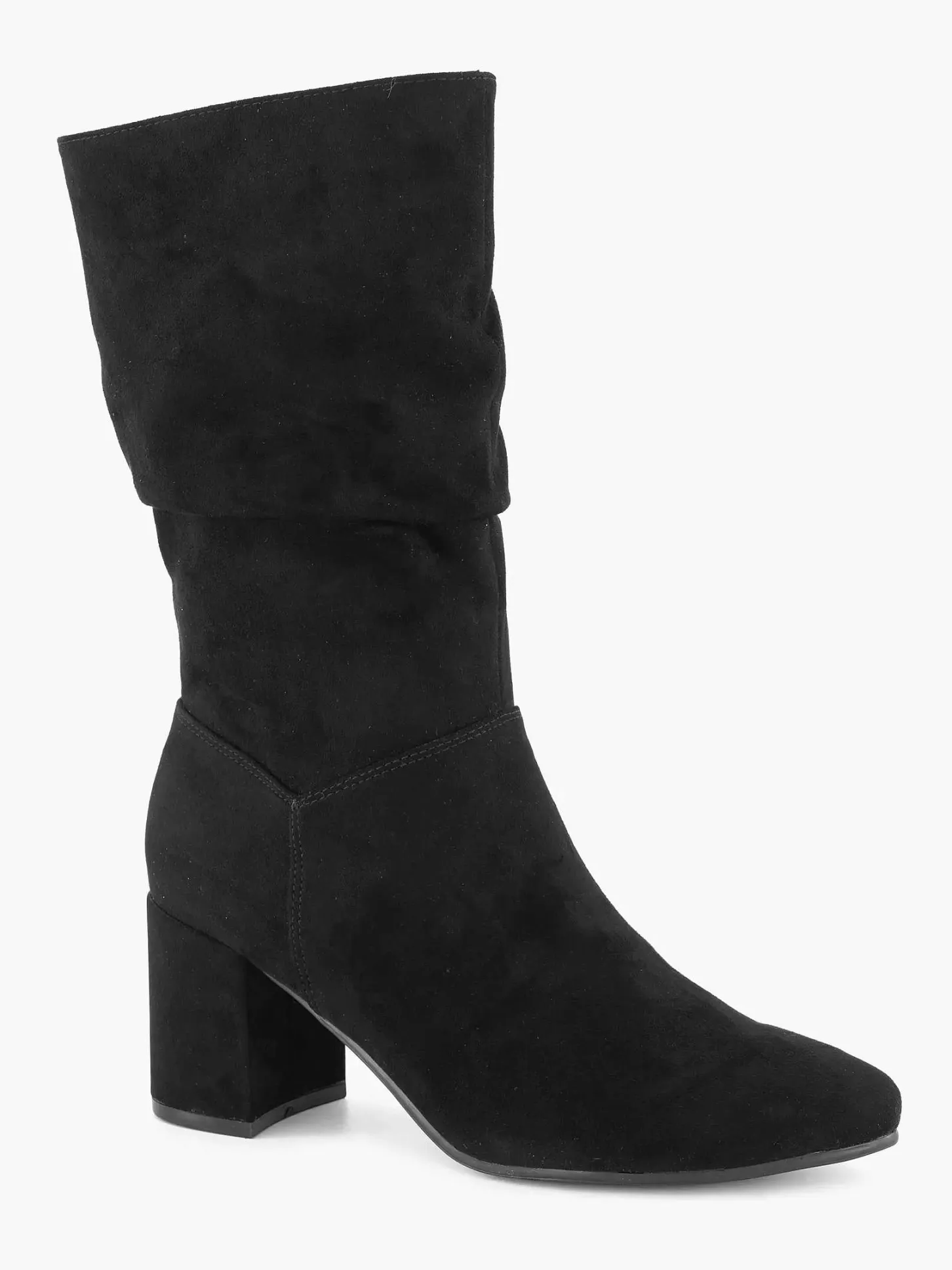 New Zwarte Enkellaars Hak Dames Laarzen