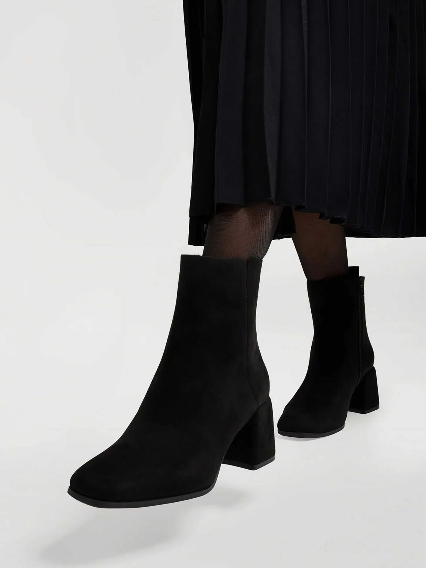 Best Zwarte Enkellaars Hak Dames Enkellaarzen & Boots