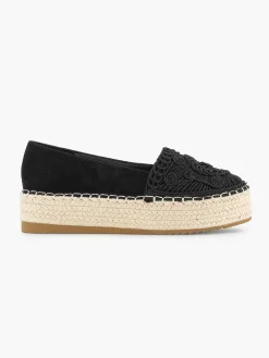 Best Zwarte Espadrille Dames Instappers