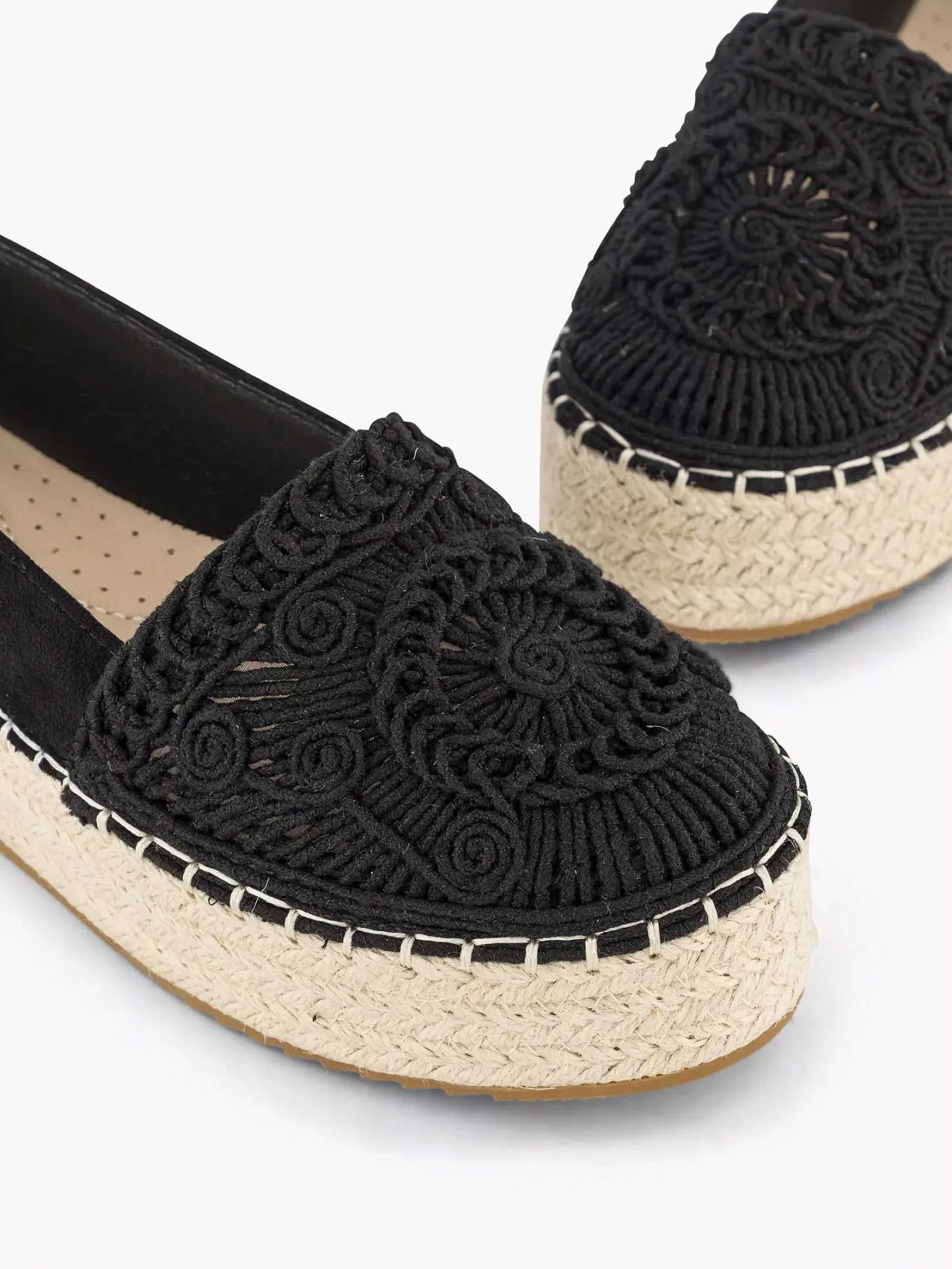 Best Zwarte Espadrille Dames Instappers